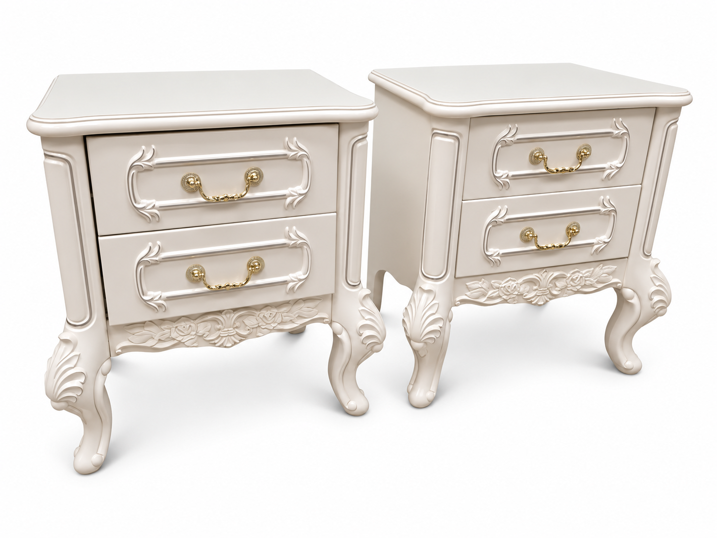 2 Nachttische im Barockstil mit edlem Design Sofort