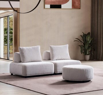 Wohnzimmer Designer Garnitur Model Sofa Polster Sessel Set 3tlg