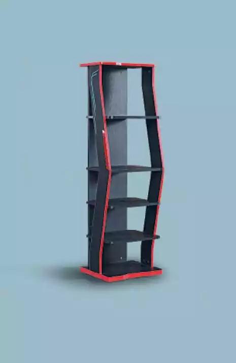 Regal Schrank Bücherregal Schränke Mehrzweck Möbel Braun 164x40x34