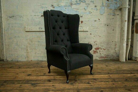 Ohrensessel Chesterfield Sessel Sofa Polster Lehn Stuhl Wohnzimmer Relax