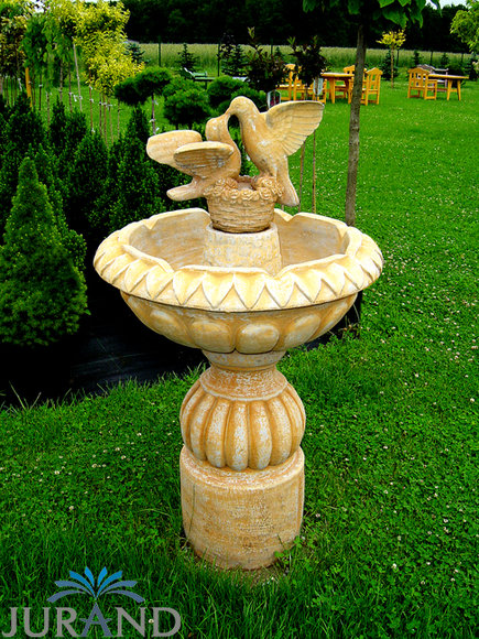 Springbrunnen Fontäne Zierbrunnen Garten 1017 Deko Brunnen 125 cm