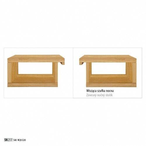 Nachttisch Massivholz Nachtschrank Nachtkommode Nachtkonsole Vollholz Möbel Holz