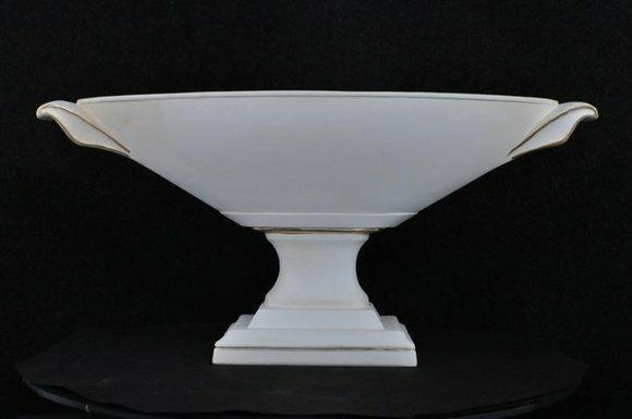Design XXL Obst Schale Vase Ellipse Vasen Antik Stil Schalen Raum