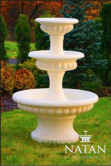 Zierbrunnen Springbrunnen Skulptur Brunnen Deko Garten Fontaine Teich