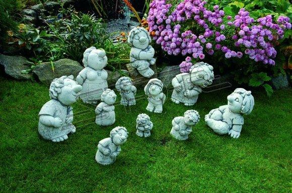 Figur Blumenkübel Pflanz Kübel Dekoration Figur Blumentöpfe Garten Vasen