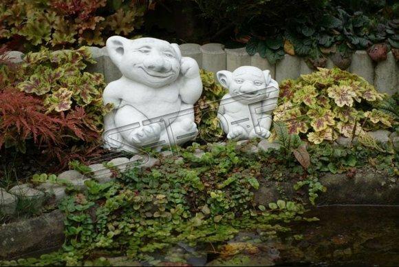 Troll 26cm Skulptur Design Figur Statue Garten Figuren Statuen Skulpturen