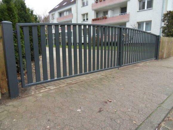 Schmiedeeisen Schiebetor Tor Modern Elektro Tore Einfahrt Schiebetor Eisen M377