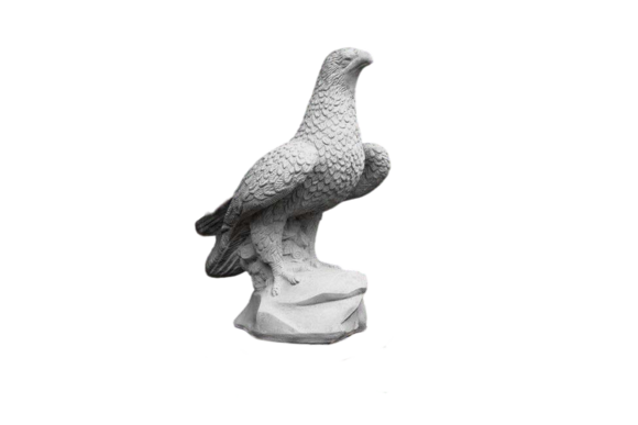 GARTENFIGUR STEINFIGUR FIGUR GARTEN SKULPTUR STEINGUSS ADLER