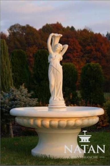 Zierbrunnen Springbrunnen Figur 164cm Brunnen Dekoration Garten Fontaine