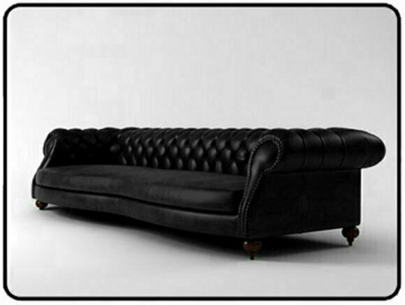 Ledersofa Chesterfield Charly BIG SOFA 2,5m/3m (NB)