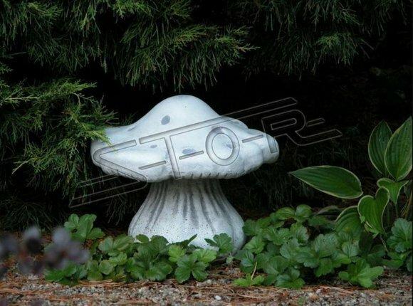 Garten Dekoration Pilz Terrasse Stein Figuren Figur Deko Statue Skulptur