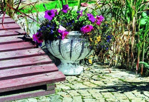 Blumenkübel Pflanz Kübel Dekoration Figur Blumentöpfe Garten Vasen