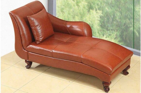 Lounge Liege Ottomane Polster Sofa Büro Relax Leder Chaiselongues Neu 1667