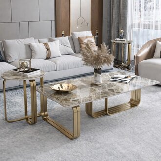 Couchtisch Tisch Beistelltisch Wohnzimmer Moderne Set Tische 2tlg. Sofort