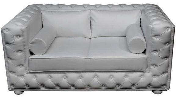 Chesterfield Couch Sofa Garnitur 3 Sitzer Polster Leder Sofas Couchen