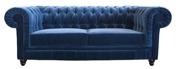 Designer Sofa Chesterfield British Style Vintage 3 Sitzer Chester - YALE