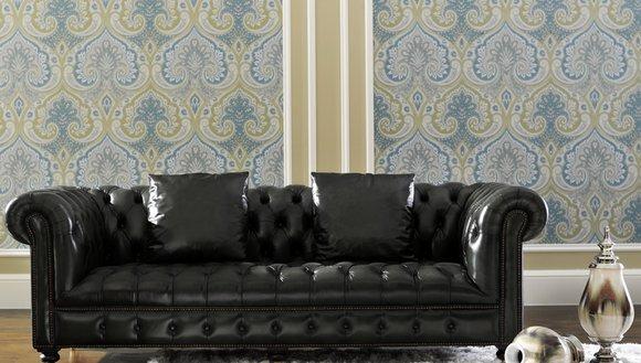 Chesterfield William Couch Sofa Polster 3 Sitz Klassische Couchen