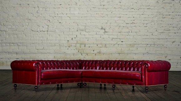Ledersofa Sofa Couch Chesterfield Poster Eckgarnitur Eckcouch Sofas