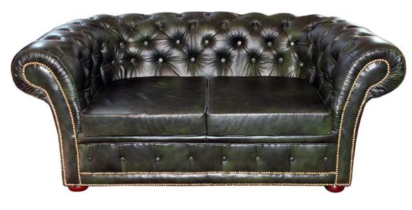 Chesterfield Couch Sofa Garnitur 3 Sitzer Polster Leder Sofas Neu