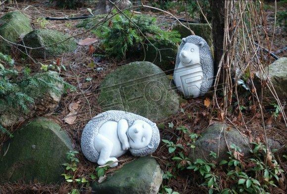 Garten Dekoration Igel Terrasse Stein Figuren Figur Deko Statue Skulptur