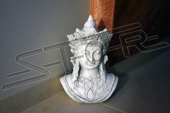 Buddha Statue Statuen Skulpturen Figur Dekoration Garten Terrasse Stein