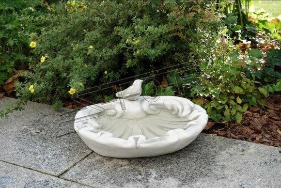 Vogel Tränke Skulptur Design Figur Statue Garten Figuren Statuen