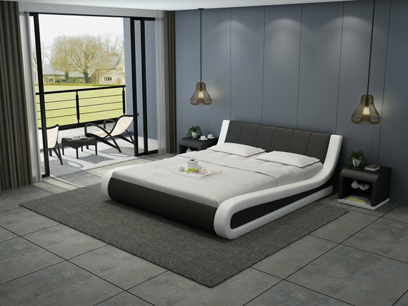 Leder Bett Design Polster Betten Luxus Doppel Hotel Ehe Big 140/160/180 LB8829