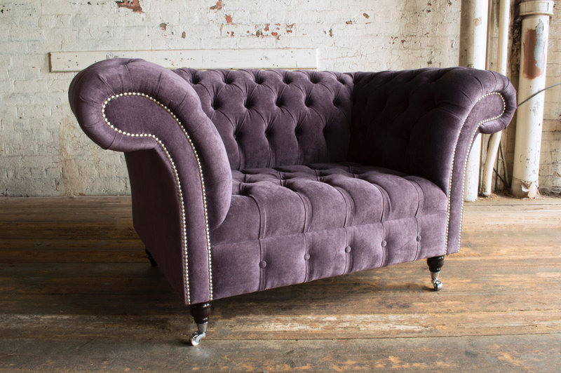 Chesterfield Design Polster Fernseh Sessel Couch Sitz Lehn Sofas Design