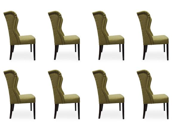 8x Design Polster Sitz Stühle Stuhl Seht Garnitur Sessel Lounge Club Set Jack