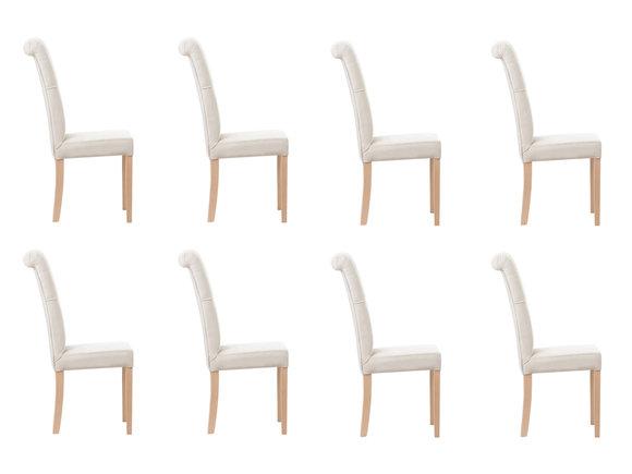 8x Design Polster Sitz Stühle Stuhl Seht Garnitur Sessel Lounge Club Set