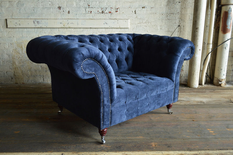 Chesterfield Sessel Fernseh Design Polster Sofa Couch Sofas 1 Sitzer