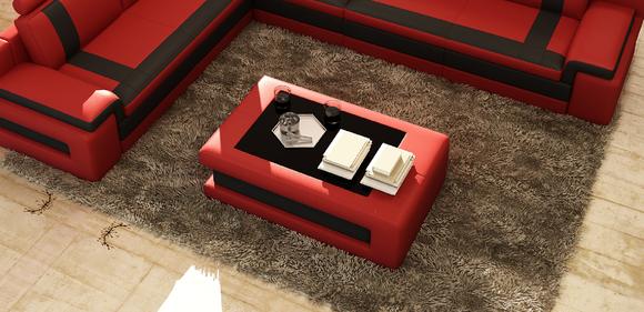 Design Couchtisch Polster Wohnzimmer Beistell Tische Moderner Sofa Tisch