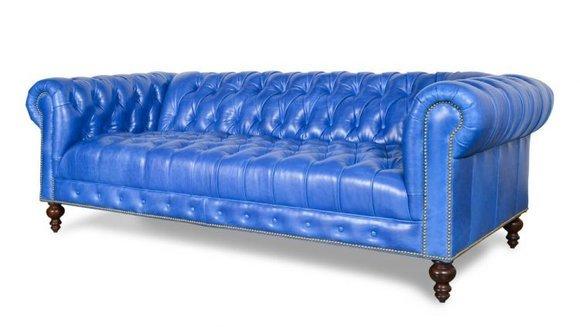 Chesterfield Design Luxus Polster Sofa Couch Sitz Garnitur Leder Textil