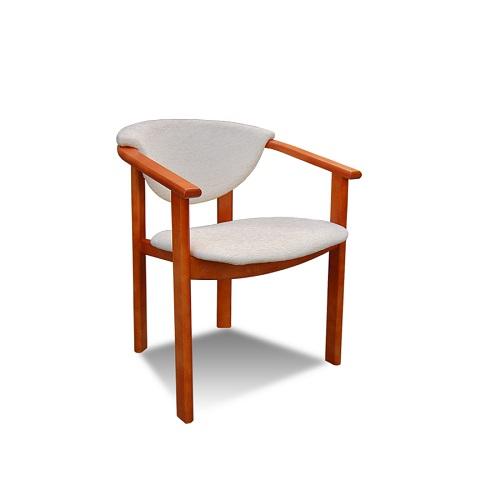 Luxus Design Polster Stuhl Stühle Sitz Lehn Büro Esszimmer Massiv Holz K27 Neu