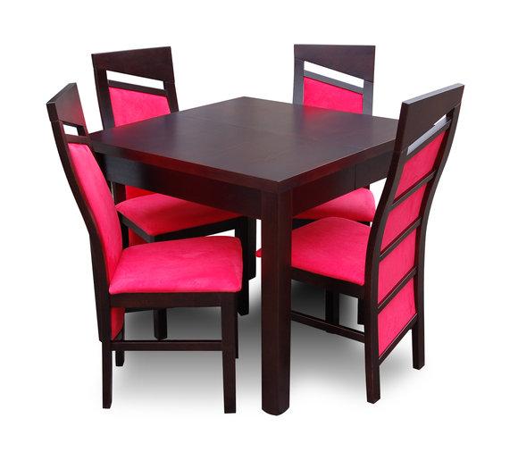 Esstisch Esstische Tische Tisch Büro Holz Besprechungs Konferenztisch + 4 Stühle