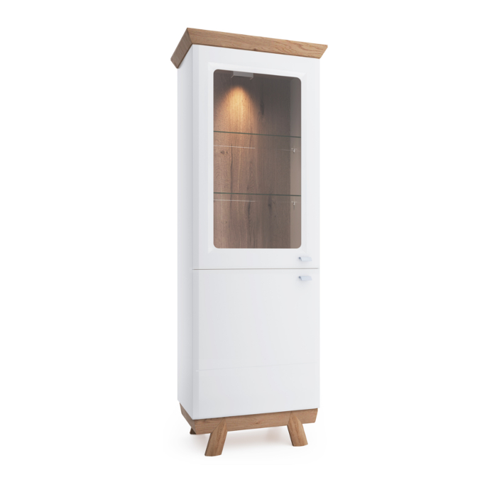 Moderner Vitrinen Schrank Wohnzimmer Hochschrank Hotel Vitrinen Aspen