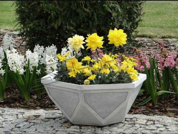 Blumenkübel Pflanz Kübel Dekoration Figur Blumentöpfe Garten Vasen