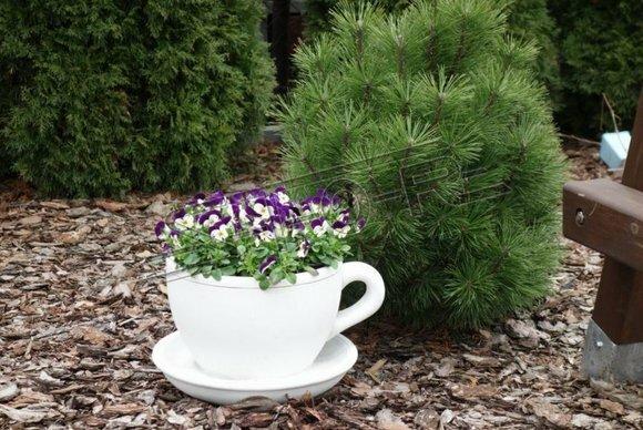Blumenkübel Pflanz Kübel Dekoration Figur Blumentöpfe Garten Vasen