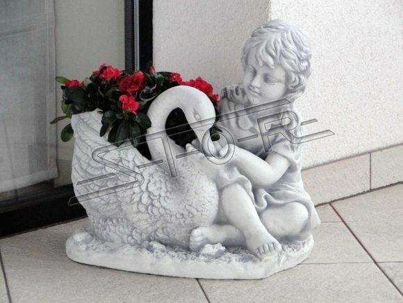 Blumenkübel Pflanz Kübel Dekoration Figur Blumentöpfe Garten Vasen