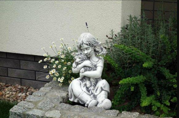42cm Deko Skulptur Design Figur Statue Garten Figuren Statuen Skulpturen