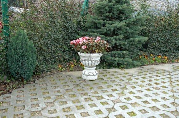 Figur Blumenkübel Pflanz Kübel Dekoration Figur Blumentöpfe Garten