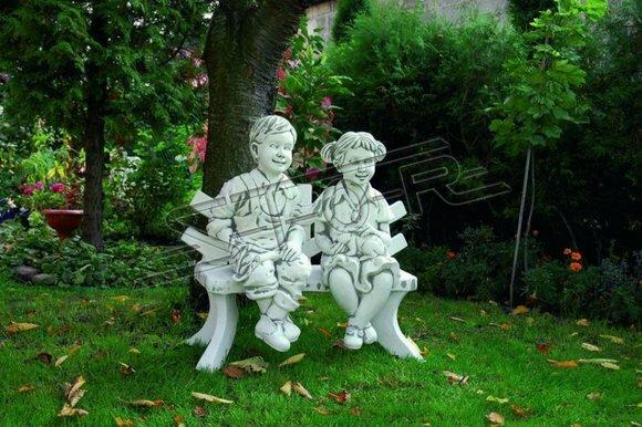 Mädchen Sitzende Figur Statue Figuren Skulptur Statuen Garten Dekoration