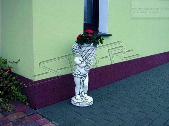 Blumenkübel Pflanz Kübel Dekoration Figur Blumentöpfe Garten Vasen