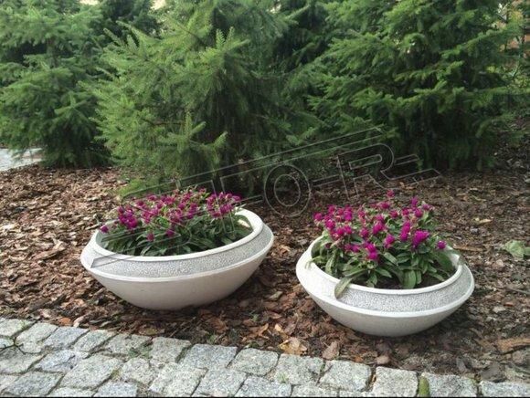 Blumenkübel Pflanz Kübel Dekoration Figur Blumentöpfe Garten Vasen
