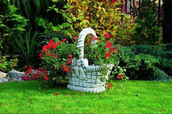 Figur Blumenkübel Pflanz Kübel Dekoration Figur Blumentöpfe Garten Vasen