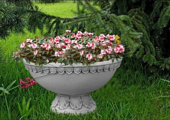 Blumenkübel Pflanz Kübel Dekoration Figur Blumentöpfe Garten Vasen