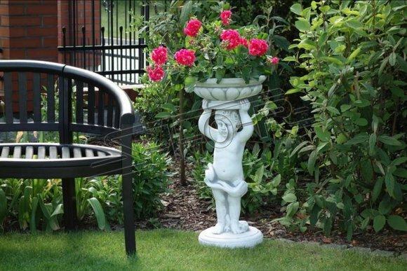 Blumenkübel Pflanz Kübel Dekoration Figur Blumentöpfe Garten Vasen