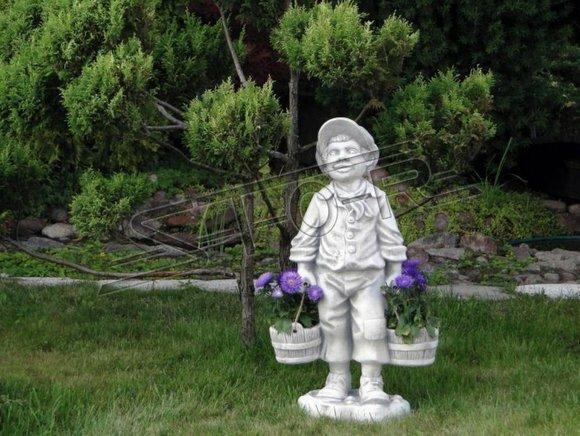 Figur Blumenkübel Pflanz Kübel Dekoration Figur Blumentöpfe Garten