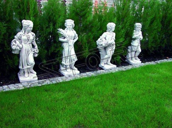 Frau 75cm Skulptur Design Figur Statue Garten Figuren Statuen Skulpturen