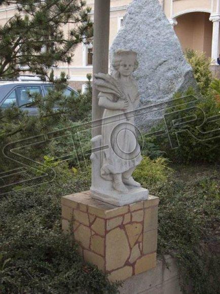 Frau 80cm Skulptur Design Figur Statue Garten Figuren Statuen Skulpturen
